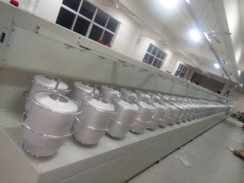 Full otomatik Threaded twisitng fil machin